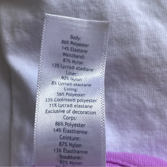 IVIVVA Lululemon 10 Set the Pace Pleated Skirt Skort Purple Blue Green Size 12 - Picture 5 of 7